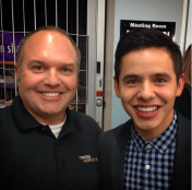 "Talented & friendly @davidarchie is a class. He sings #Glorious in #meetthemormons 10/10/14"