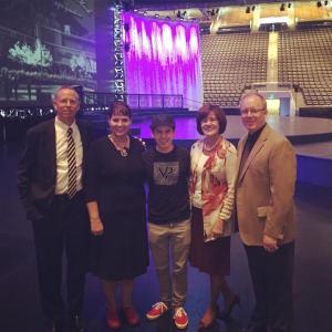 Travel-size David in VP gear.